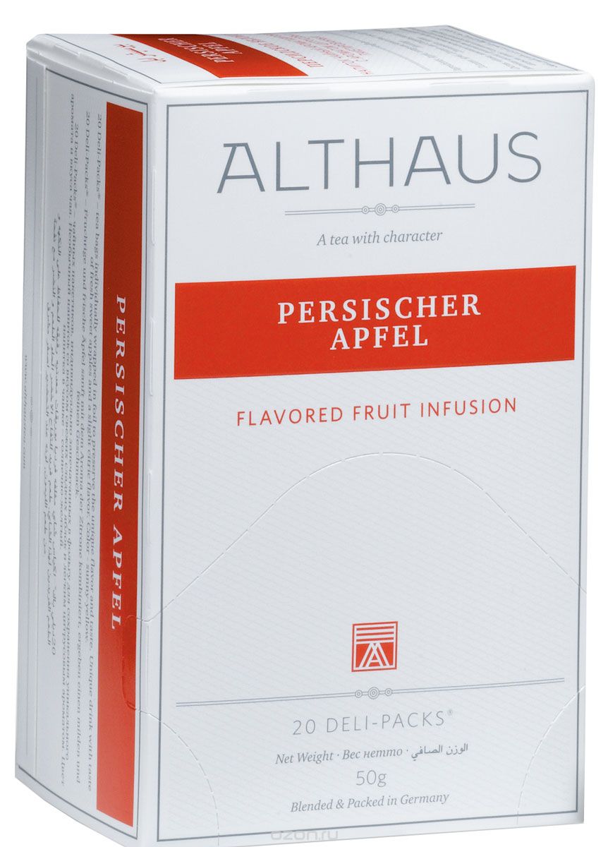 Althaus Persischer Apfel чай фруктовый в пакетиках, 20 шт