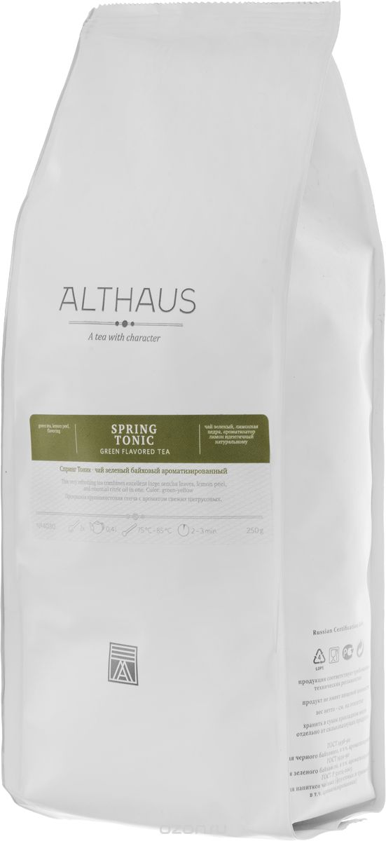 Althaus Spring Tonic зеленый листовой чай, 250 г