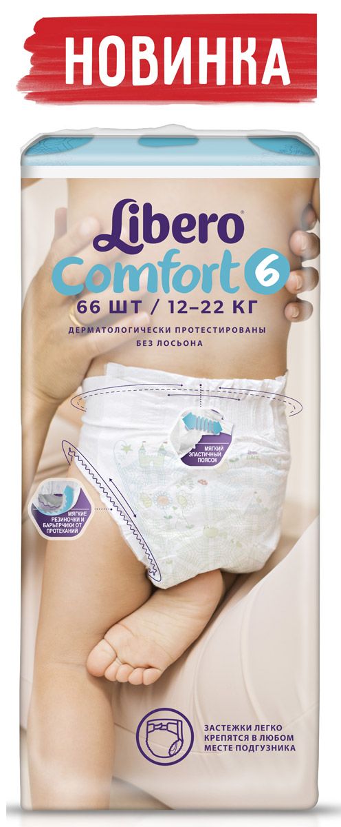 Libero  Comfort Size 6 (12-22 ) 66 