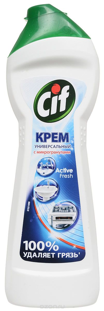 Cif Чистящий крем "Active Fresh", универсальный, 250 мл
