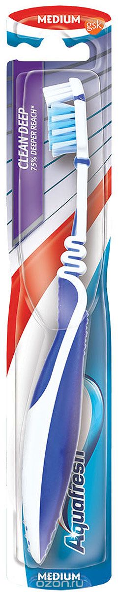 Aquafresh зубная щетка Макс-Актив средняя Clean Deep