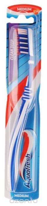 Aquafresh зубная щетка Макс-Актив средняя Clean Deep