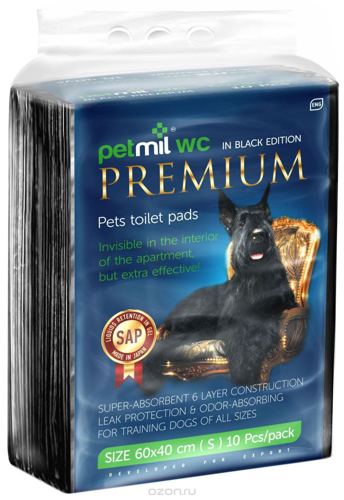 -   Petmil WC Black Premium, 60  40 , 10 